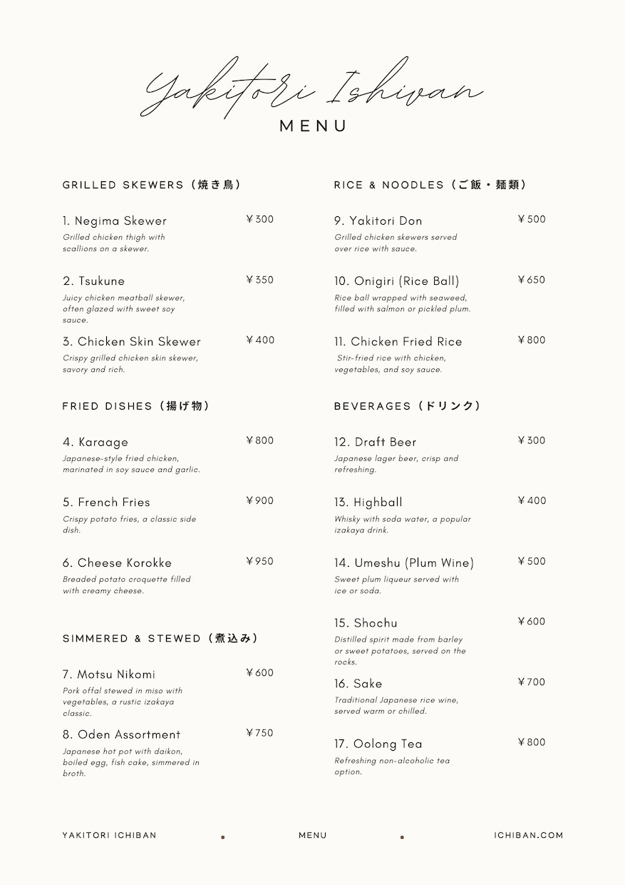 トリリンガルが飲食店向け多言語メニュー作成します 24時間納品×低価格｜その他言語も対応可能 イメージ3
