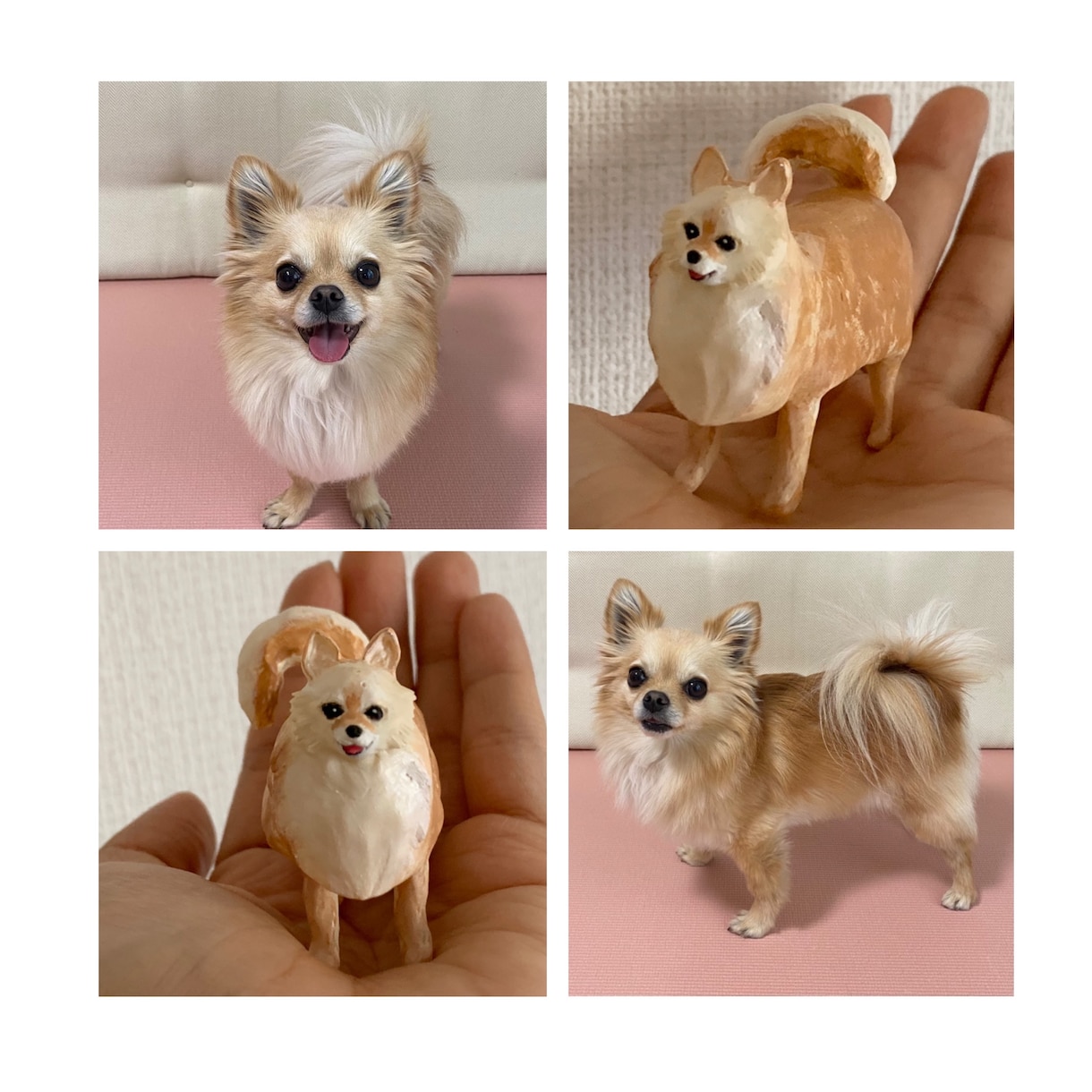 写真1枚から犬のオーダーメイドフィギュア作ります お写真1枚から手のひらサイズの3Dフィギュアをお作りします。 イメージ5