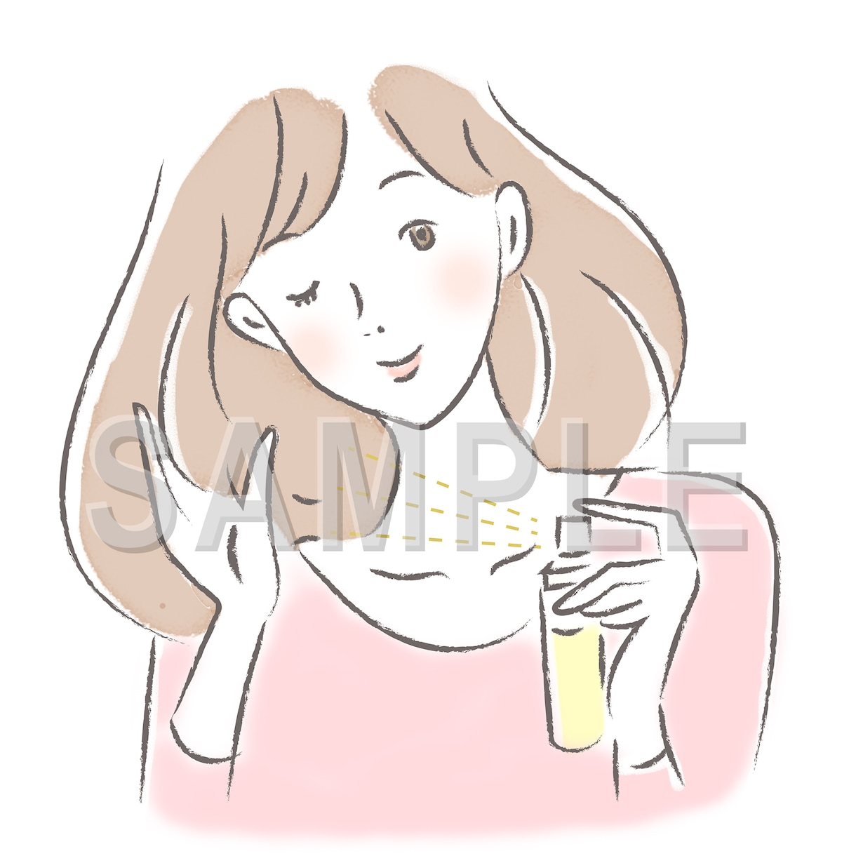 女性誌風の優しいタッチのイラストを描きます WEBサイトや紙媒体用のイラストレーターをお探しの方へ イメージ3