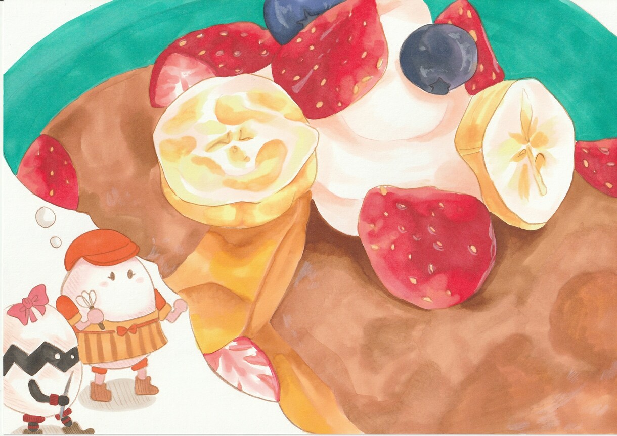 商用可｜温かみのある表紙・挿絵をアナログで描きます 絵本や同人作品の挿絵・表紙、小説の挿絵・表紙など イメージ4