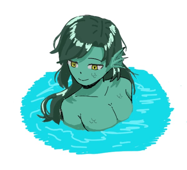 人外、癖のある人物のイラストを描きます 好きな人物を少し可愛らしく立体感のある絵に！ イメージ4