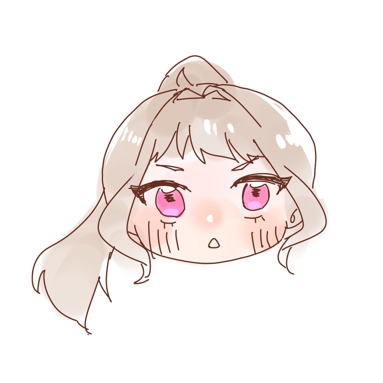ゆるふわかわいい！デフォルメイラストお描きします 顔だけなので安価&即納！SNSやTRPGのアイコンにぜひ！ イメージ3