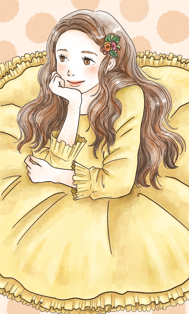 大人可愛い似顔絵やイラスト描きます アナログ感のある大人可愛いイラスト描きます イメージ2