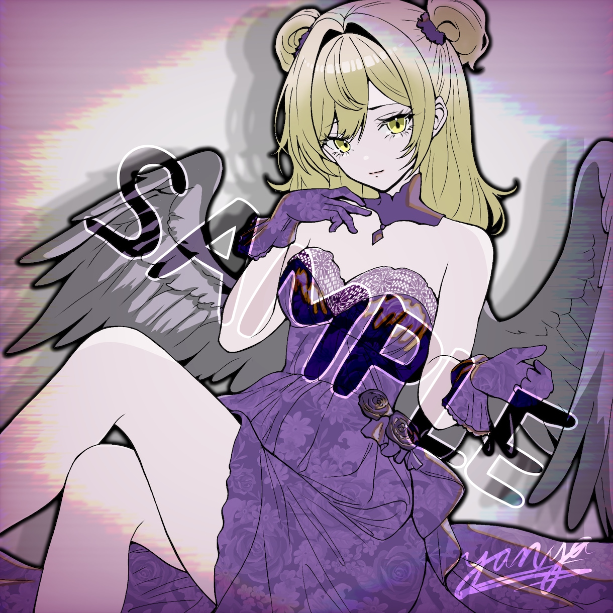 sns、配信サムネイラストお描きします アイコンや配信サムネにピッタリのイラストお描きします！ イメージ2