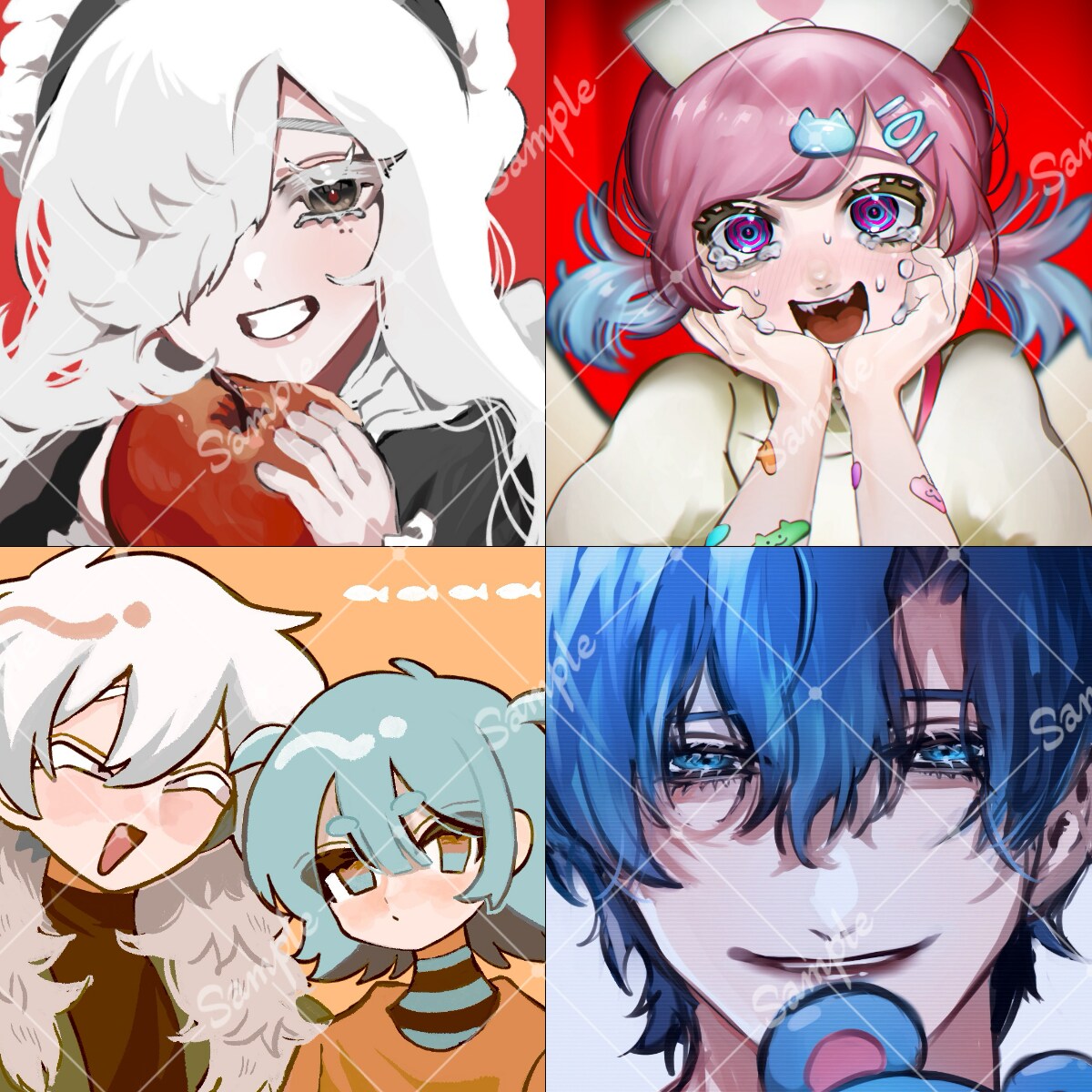 アイコン/夢絵/サムネ◎イラスト制作承ります 使用用途自由！デザイン構図などお気軽にご相談ください♪ イメージ3