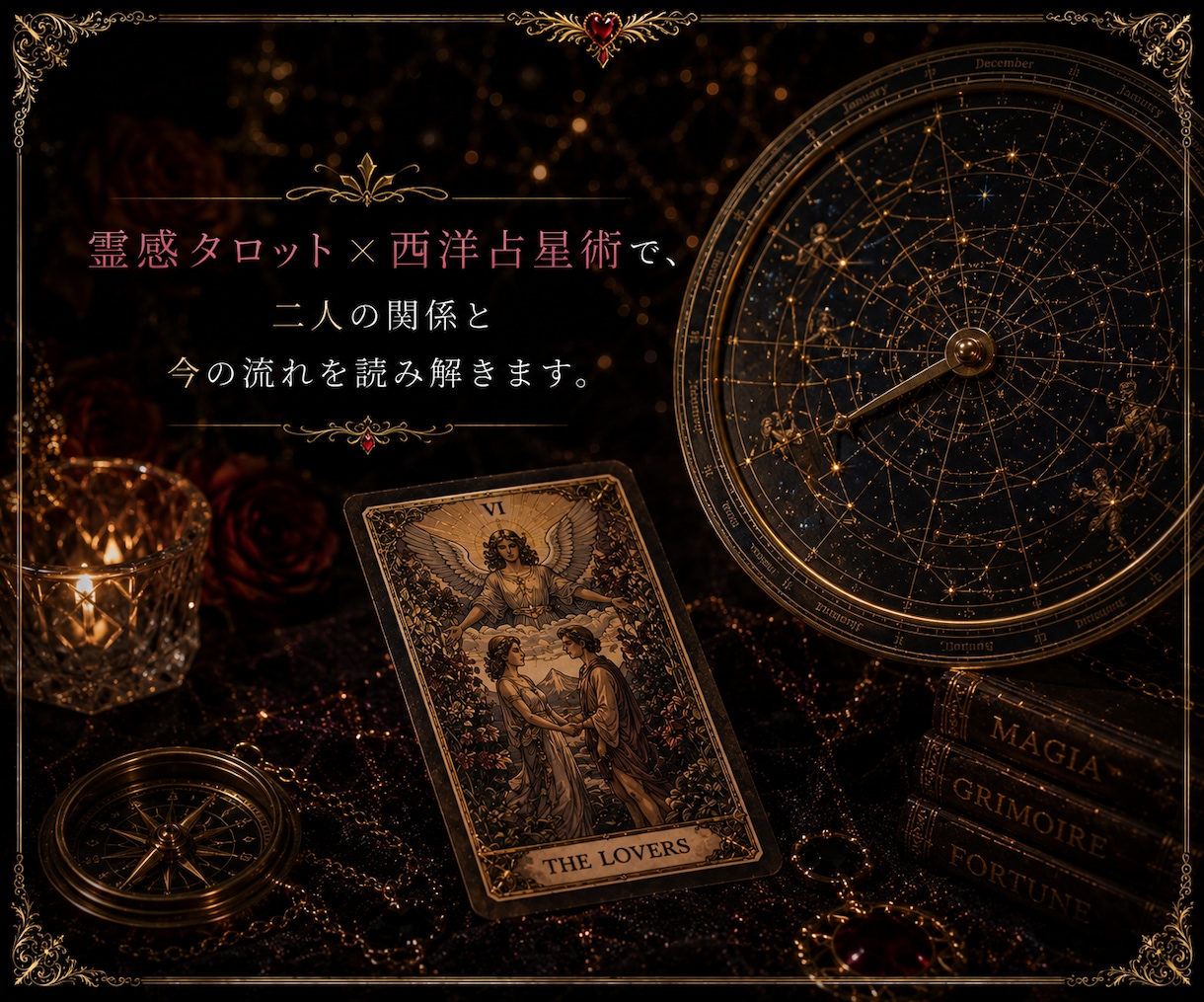恋愛の迷いを整理しこれからの関係性を読み解きます ―相手の気持ち・二人の関係・今後の流れから、これからを鑑定― イメージ4
