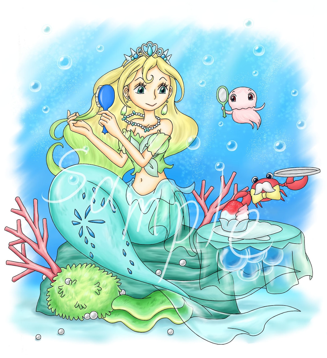 絵本のような温かみのある可愛いキャラクター描きます 動物、海洋生物、虫、空想もの等 幅広いモチーフから承ります イメージ7