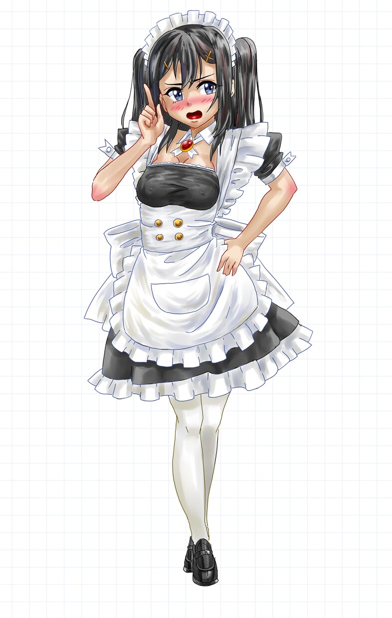 RPGツクールなどの立絵、差分などを作成いたします オリジナルの少女、中年おじさん等が得意です。 イメージ1