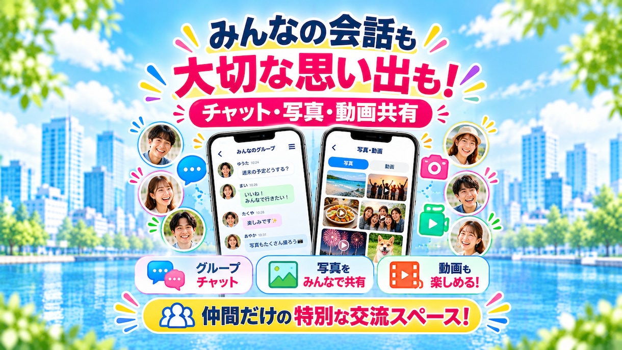 あなた専用のグループサイトを制作します チャット・自己紹介・写真共有も！月額料金なしの買い切り型 イメージ6