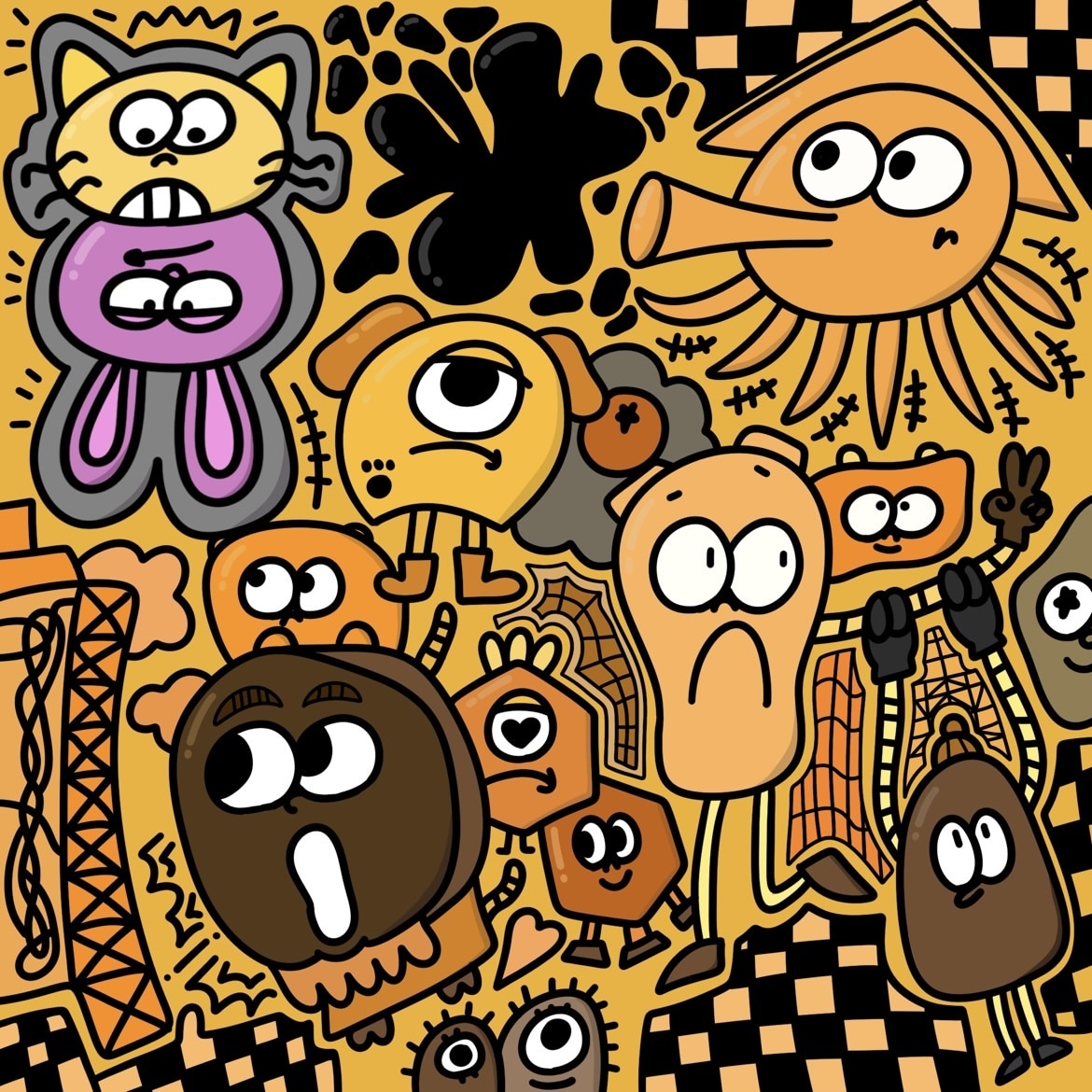 popでかわいいイラスト描きます 目がおおきいところがチャームポイント！ イメージ1