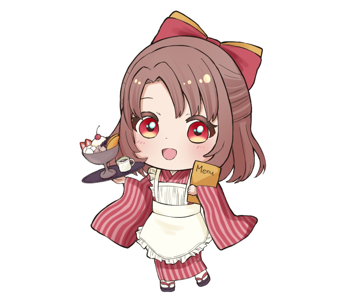 優しい雰囲気のかわいいミニキャラ描きます サムネイル、アイコン、グッズに！ イメージ7