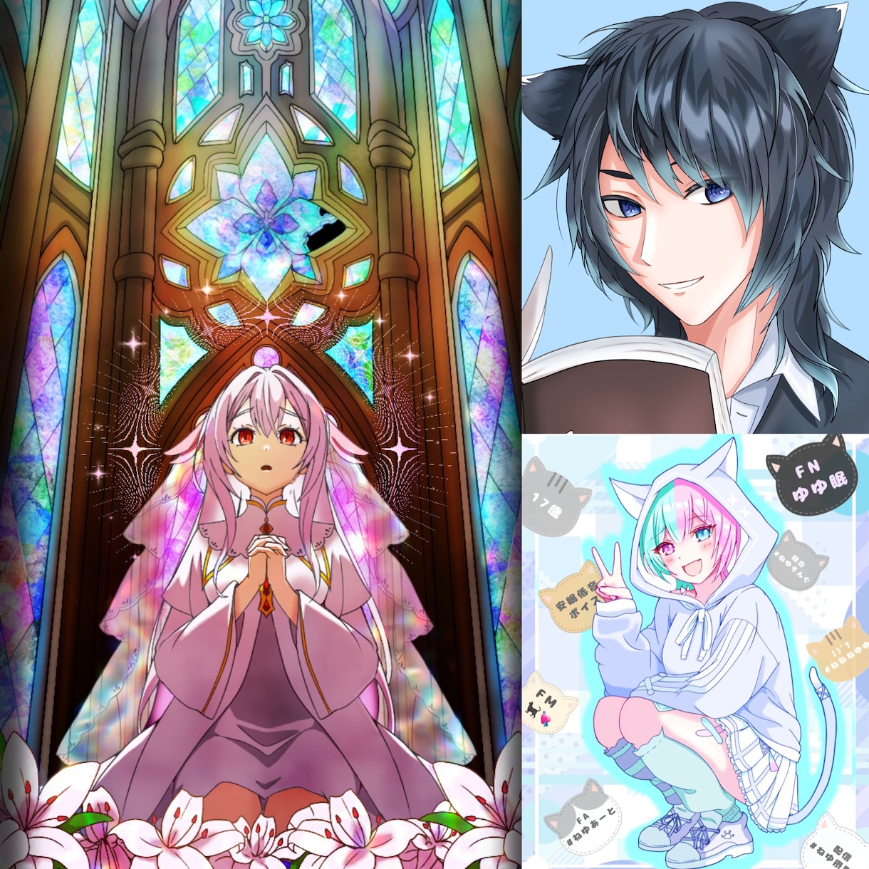Vtuber・IRIAM・配信者のイラスト描きます ◆アイコン・立ち絵・１枚絵・サムネイルその他対応✨ イメージ6