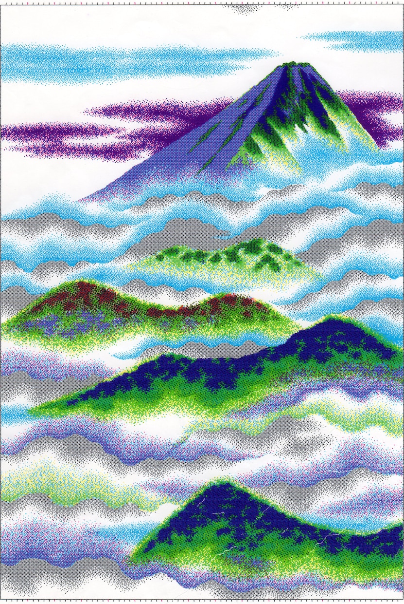 伝統文様（山水雲編）のデザインをご使用頂けます 日本伝統文様の柄粋をアレンジして使用可能 イメージ1