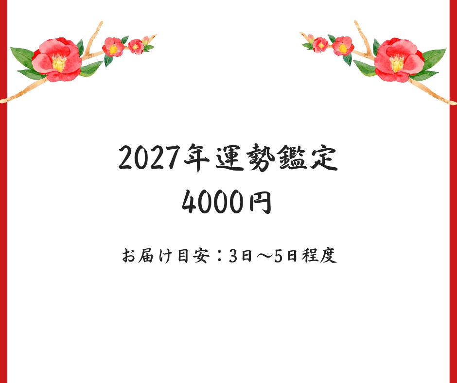 2027年運勢｜26年の霊視経験で鑑定します 早期に流れを知り着実に積み上げる年へ/運勢説明付き イメージ8