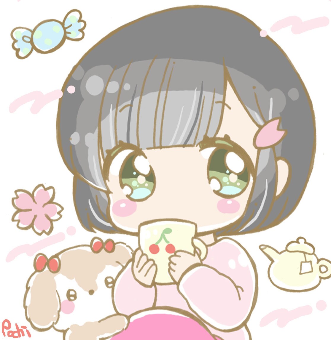 日常が少し楽しくなる！ミニキャライラスト描きます 漫画雑誌などでイメージキャラクターなど製作経験多数です！ イメージ4