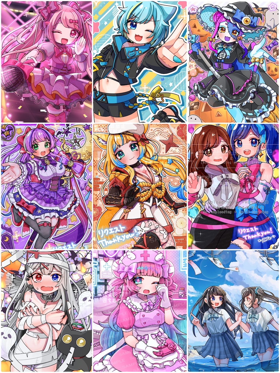 人物イラスト制作‼️ポップなイラストを制作します 商用利用可能！様々な用途でお使いいただけます！ イメージ6