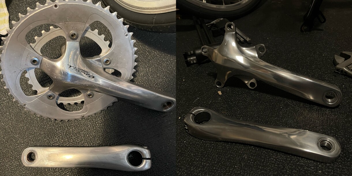 自転車パーツを鏡面磨きいたします 自転車の金属パーツを磨き、鏡面仕様に致します。 イメージ1