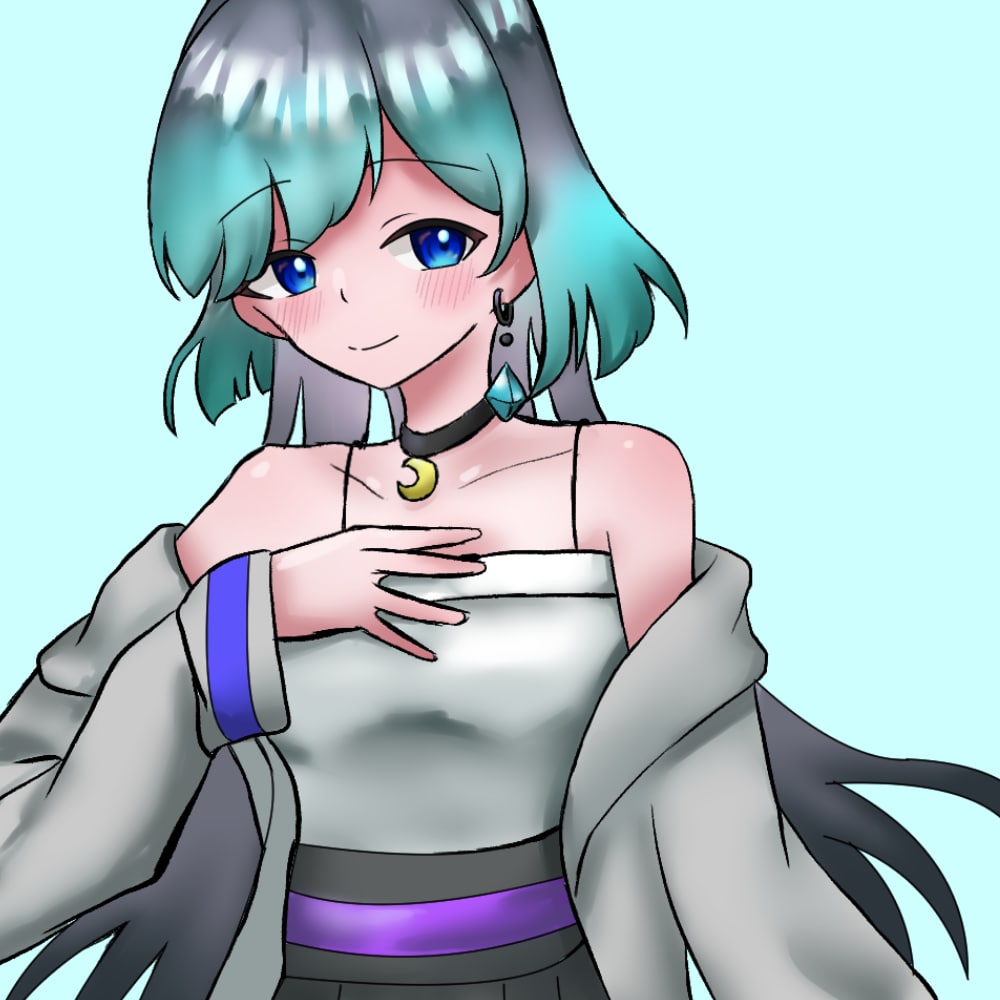 歌い手・配信者さん向け立ち絵制作します アニメ調×リアル寄りの塗りで存在感を イメージ1