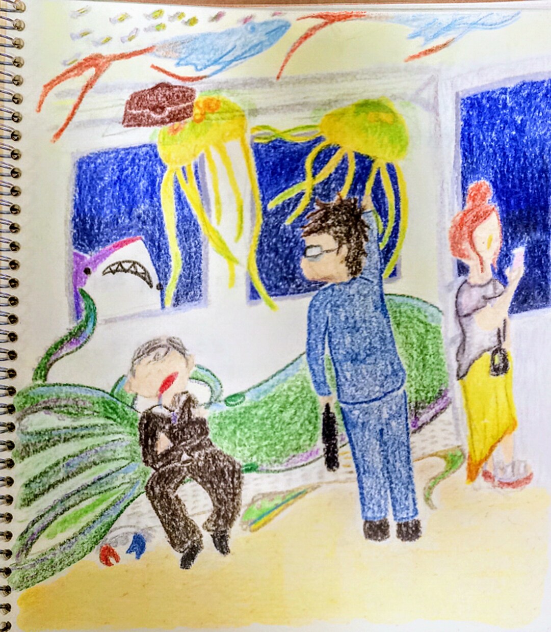 優しいふんわりとしたイラスト描きます 色・動物など内容に合わせ世界を創ります イメージ1