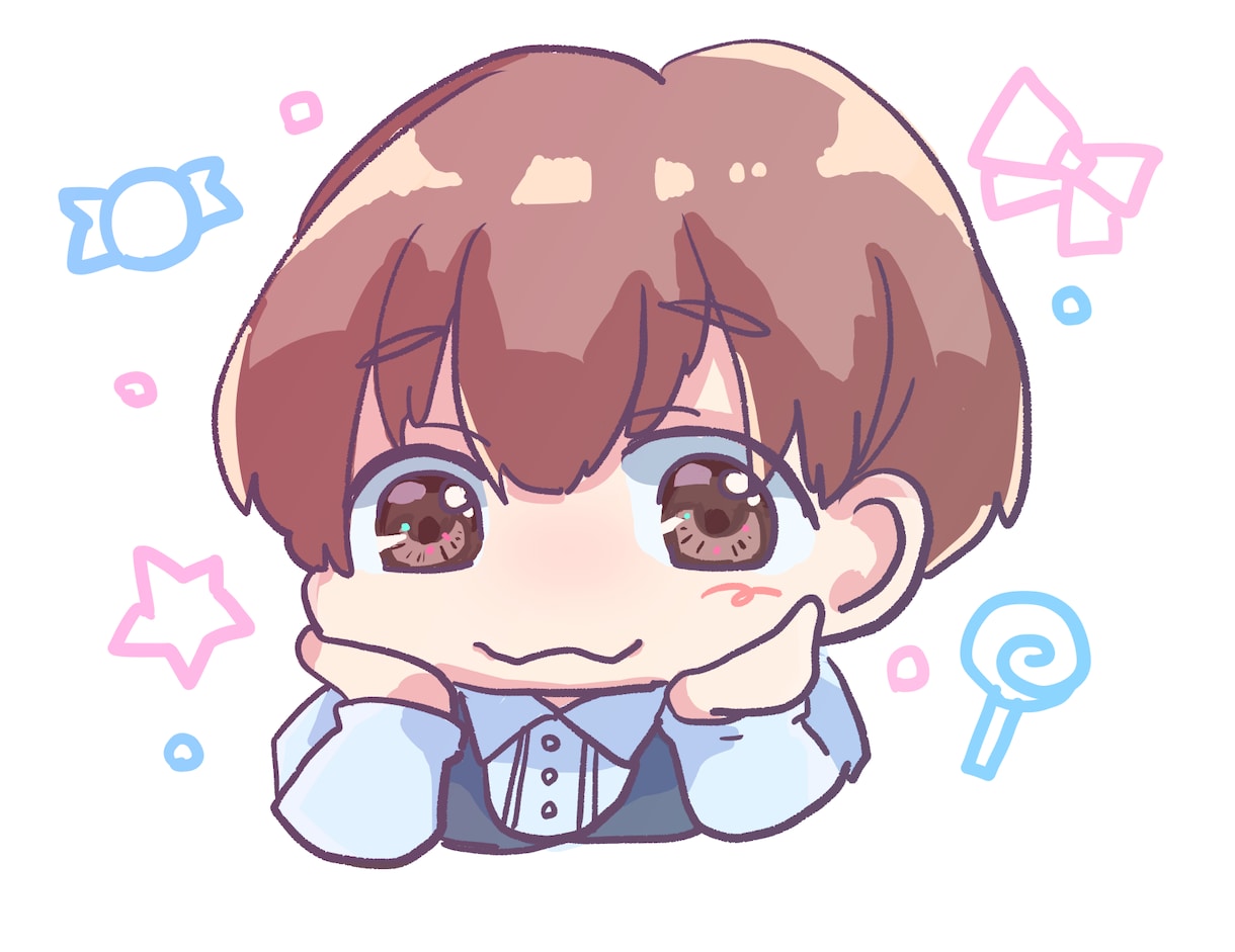 SNSやLINEに♪SDイラスト描きます 心を込めたもちっと可愛いアイコンで、あなたらしさをお届け！ イメージ2