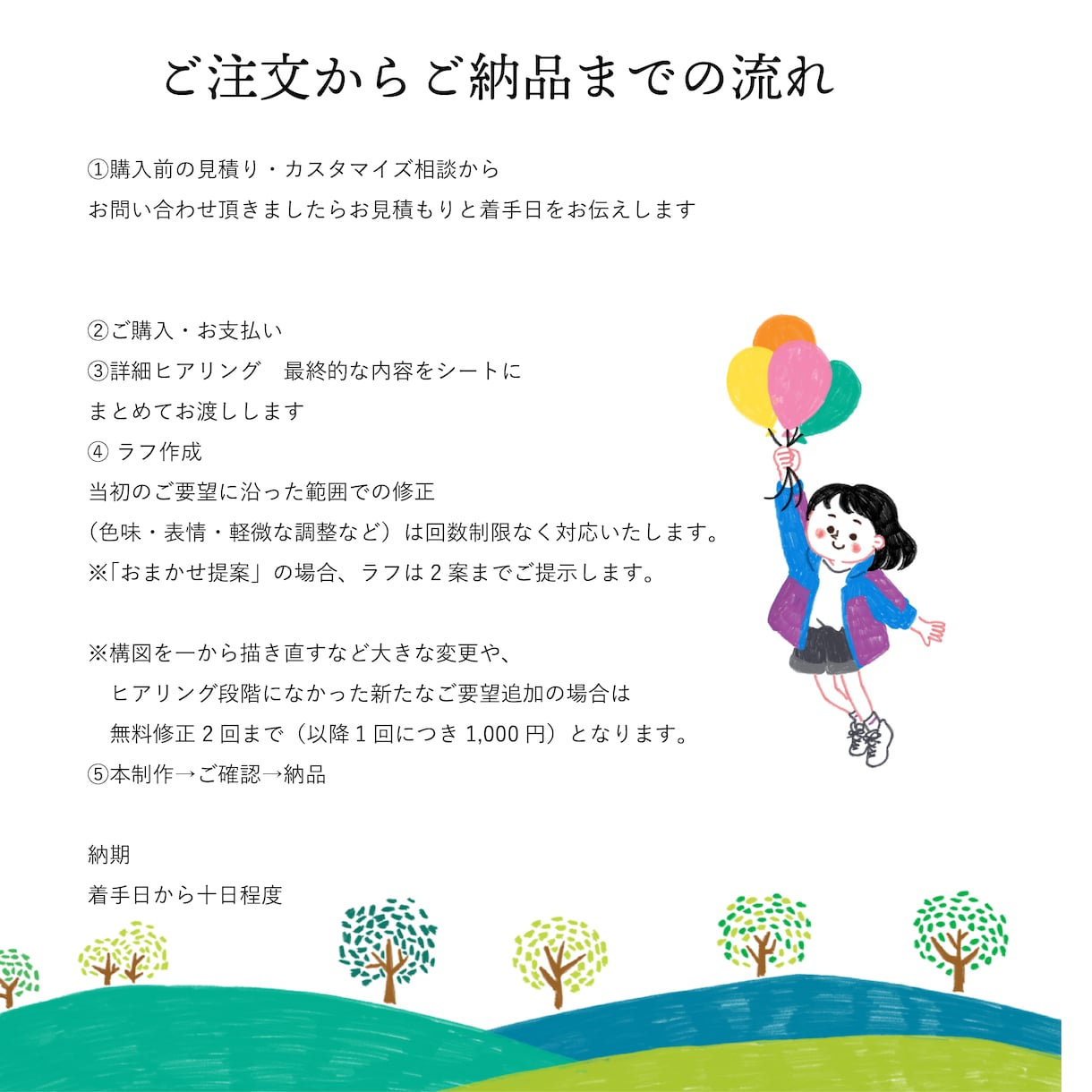 商用OK！色鉛筆風のほんわか系イラスト描きます 「ぬくもり×にぎやかさ」両方を感じる絵柄 イメージ5