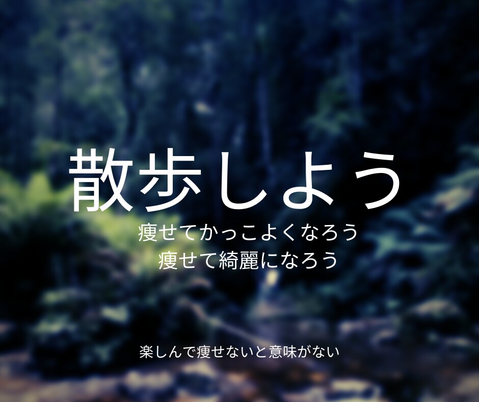 コロナ禍で早朝散歩して15キロ痩せた方法を教えます ジム通い/高額な出費/辛いランニングや食事制限は避けたい方 イメージ1