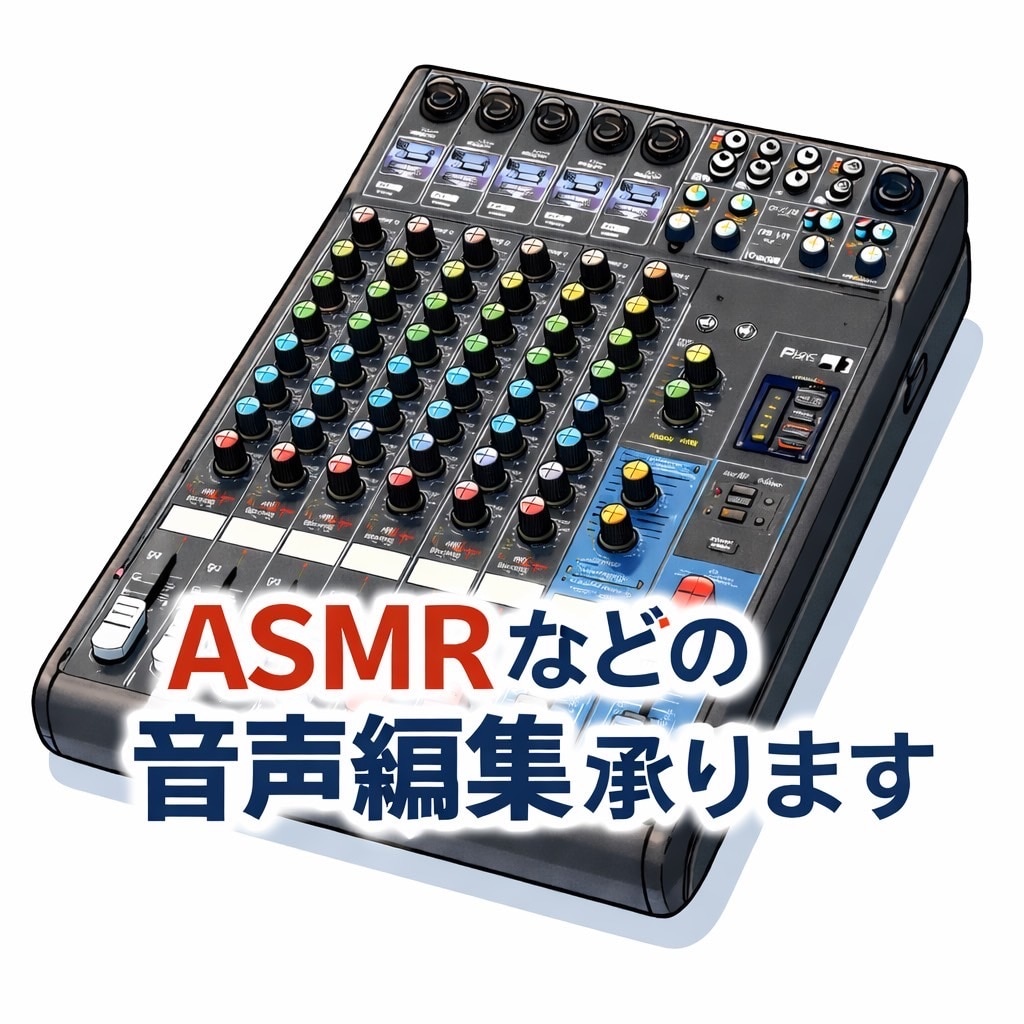 声に特化した音声編集のプロが最高品質に仕上げます DLsiteに多数の音声作品実積あり イメージ2