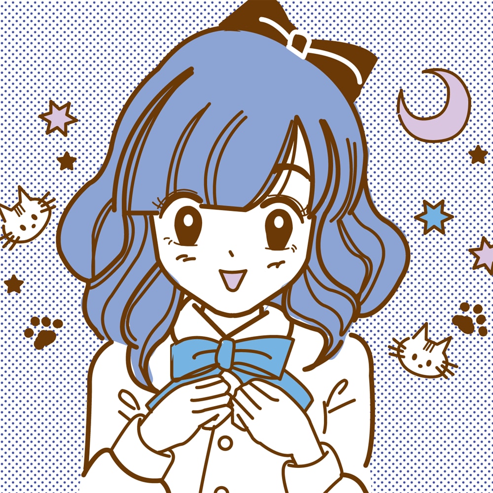 レトロポップファンシーなSNSアイコン描きます 印象に残る80〜90年代レトロポップ少女漫画風イラスト イメージ9