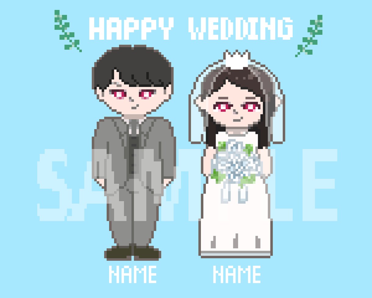 個性的・お洒落ドット絵アイコン作ります 人と被らない！オシャレPFPやイラストを作成します！ イメージ8