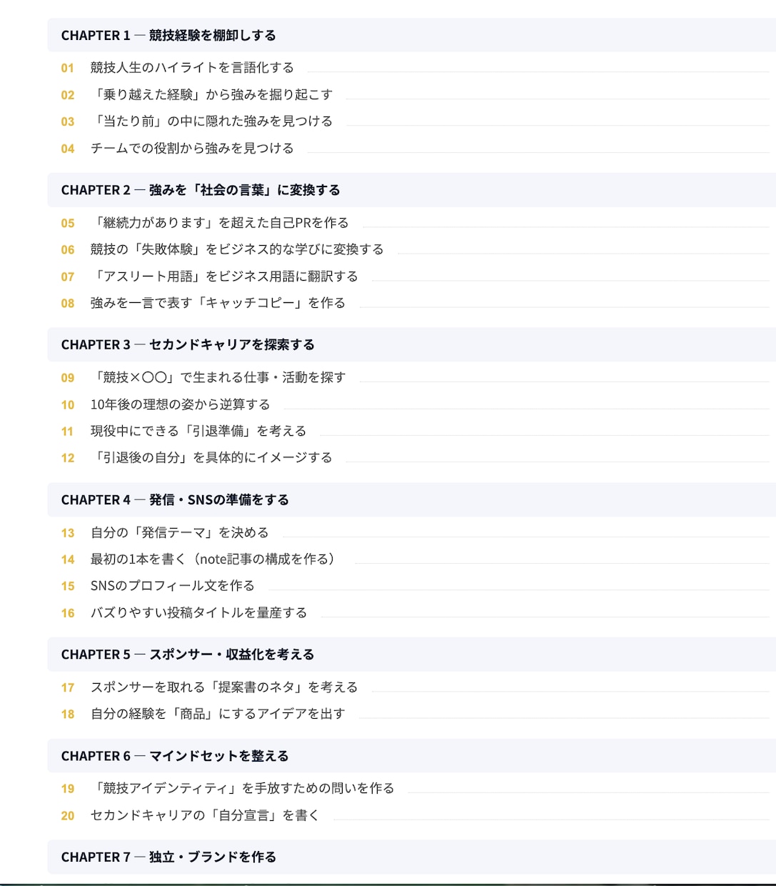 競技者のセカンドキャリア/プロンプトをお届けします セカンドキャリアに向けて自分の強みが言語化されます イメージ2