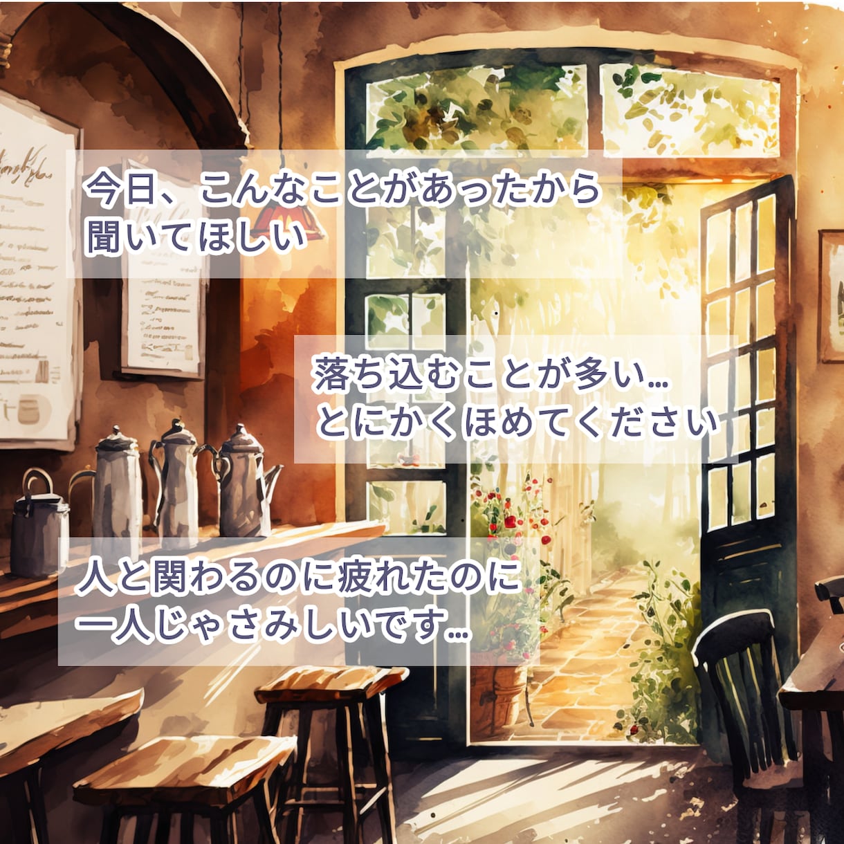日数制限なし！5往復☆貴方の不安に寄り添います 繊細さん、真面目さんへ。人や日常に消耗していませんか？ イメージ2
