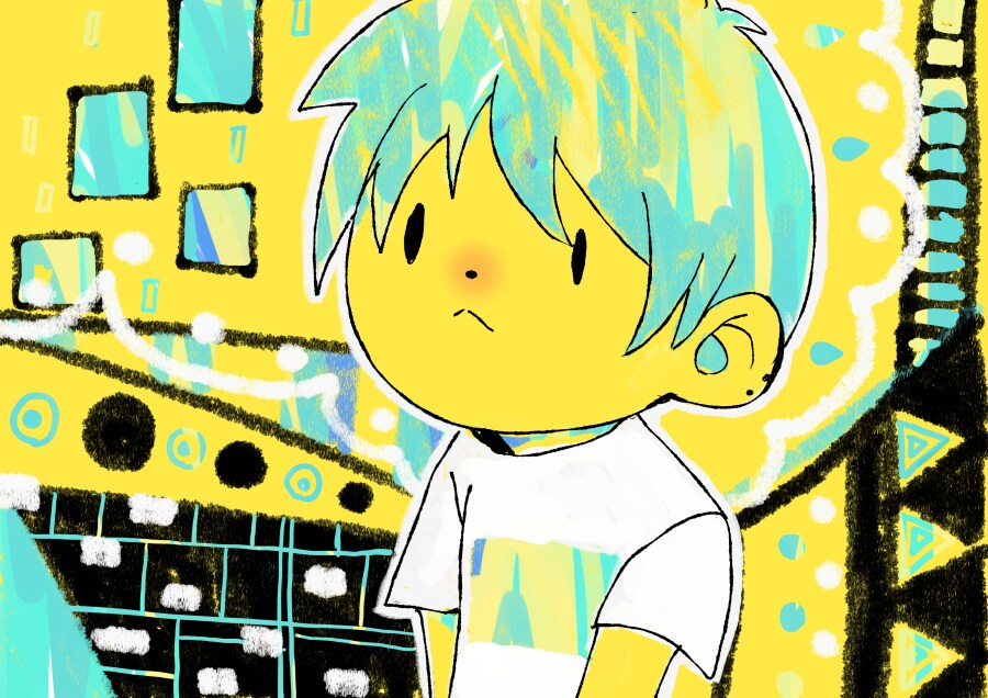 カラフルなゆるい絵本調の絵を描きます ゆるさの中に一粒のスパイスを利かせた絵はいかがですか イメージ6