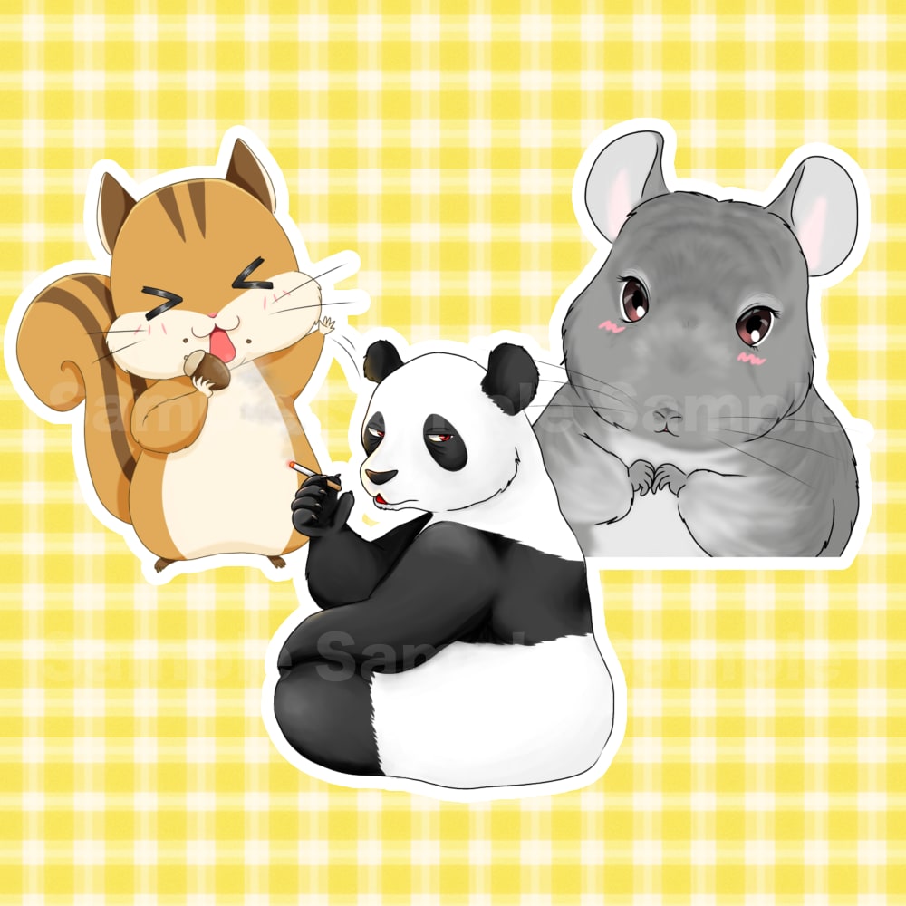 動物キャラはマルっとお任せ♡可愛いイラスト描きます 商用OK♡配信、アバター、アイコン、プレゼント、SNS運用に イメージ7