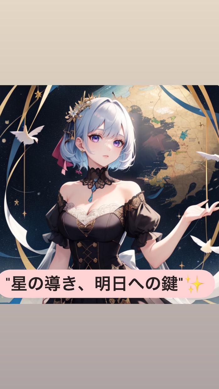 星の魔法: あなただけの専属占い師となります 他にはない、あなたに専属の星読み師 イメージ1
