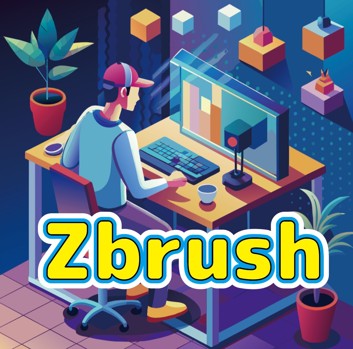 初心者様歓迎！3Dソフトzbrush疑問解決します 初心者の方向けにzbrushの使い方のお手伝いいたします。 イメージ3