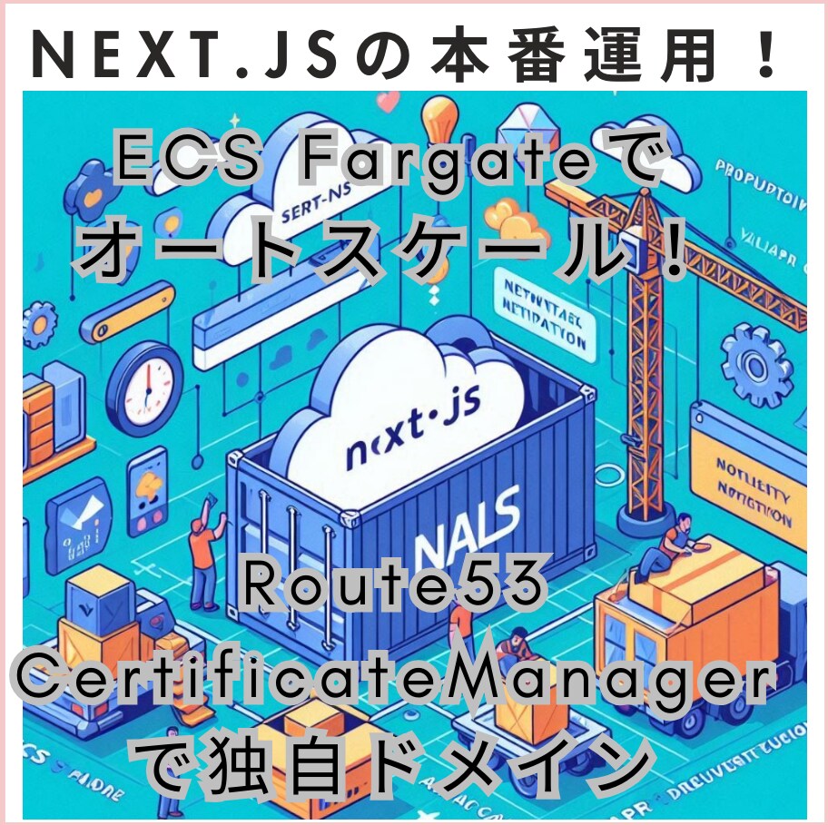 AWSでのNext.jsアプリの本番運用教えます ECS Fargateで高可用なオートスケールを実現! イメージ1