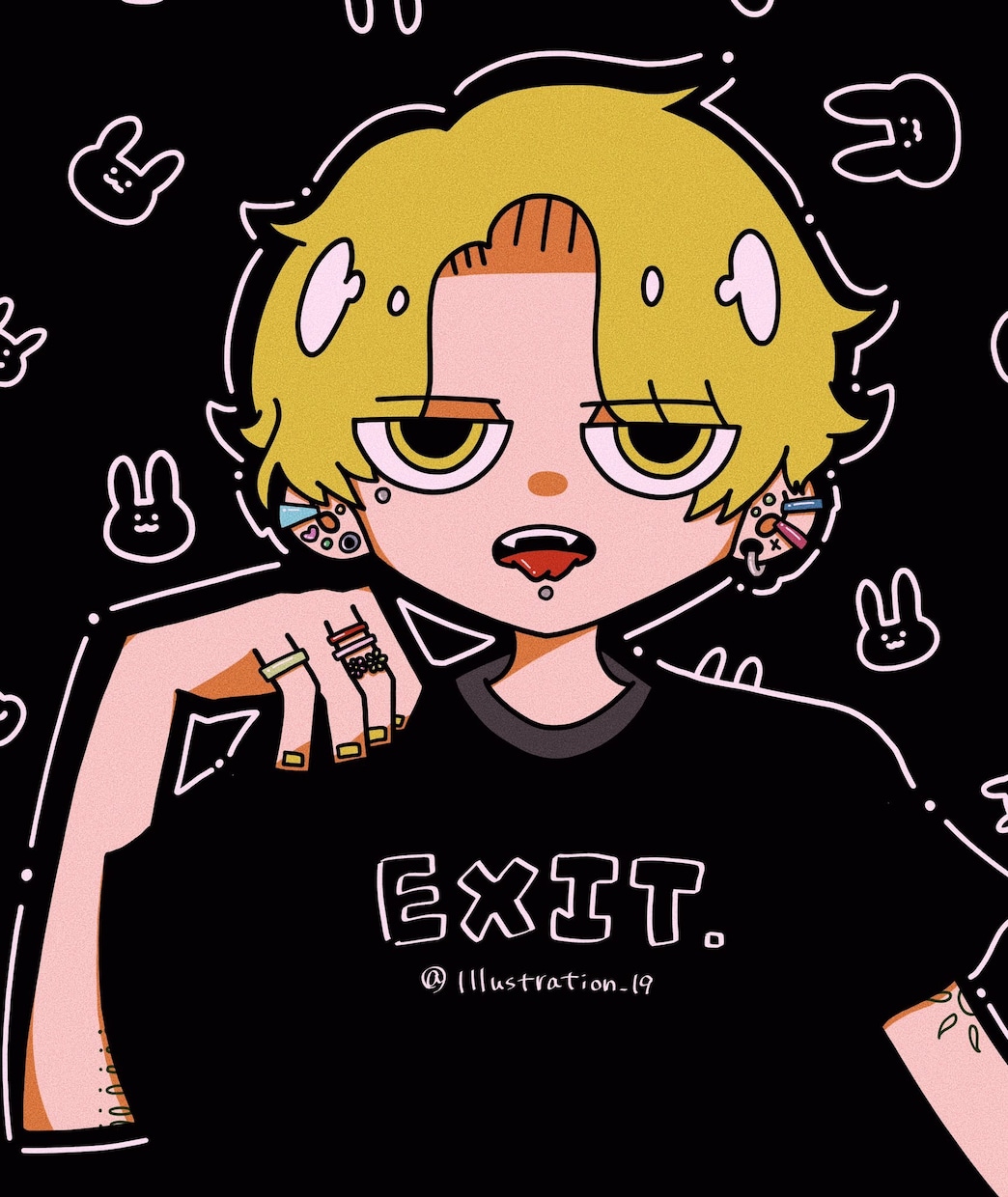 エモい！ポップでカートゥーン風の絵を描きます SNSのアイコンやヘッダーに！気軽にご相談ください！ イメージ5
