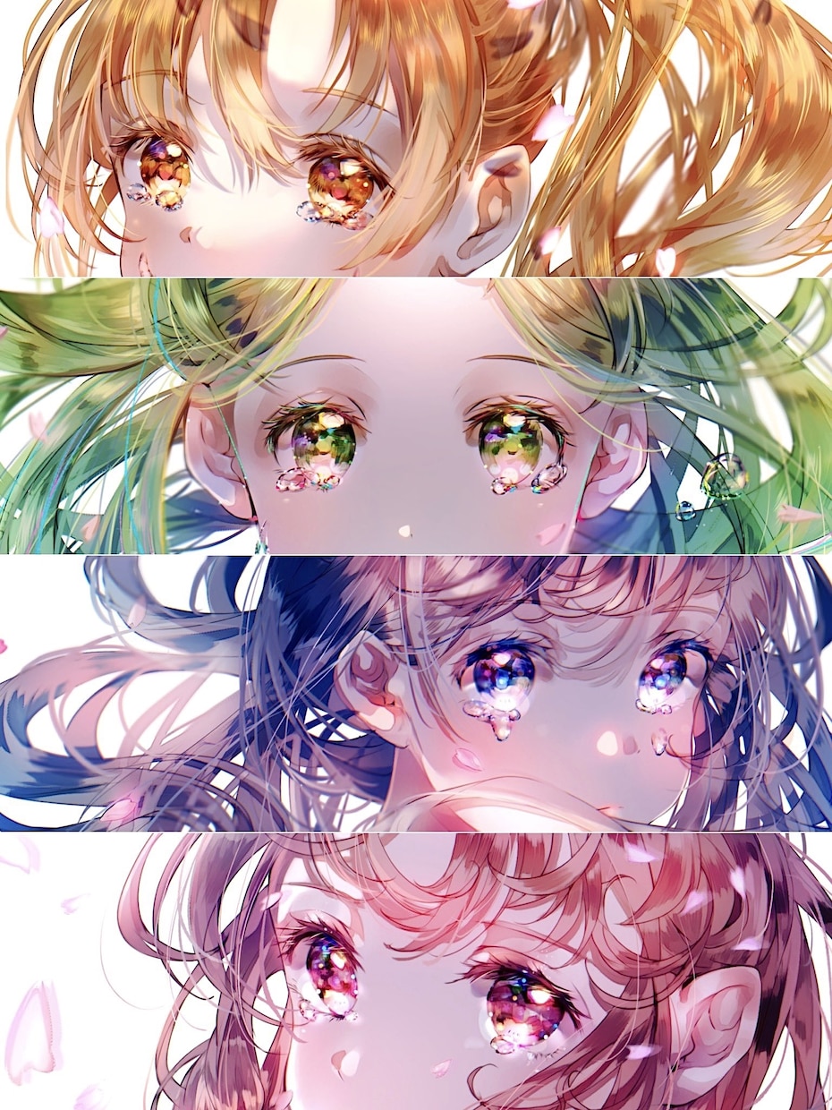 透明感溢れる女の子のアイコン/イラスト描きます VTuber、歌い手、活動者様、商用利用可、儚い雰囲気など… イメージ3
