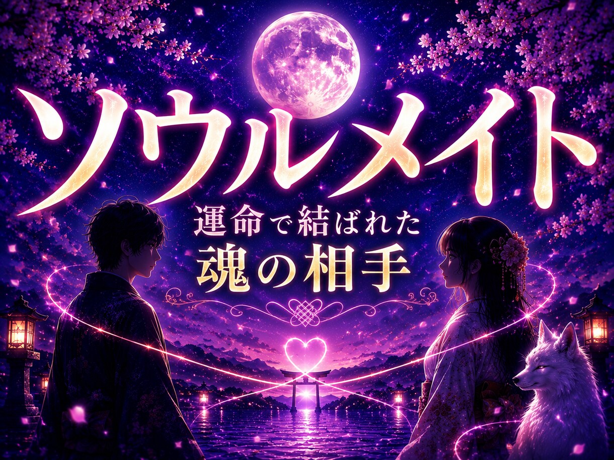 あの人はツインレイ？魂の繋がりを視ます 白狐が魂のご縁と真実を読み解きます イメージ5