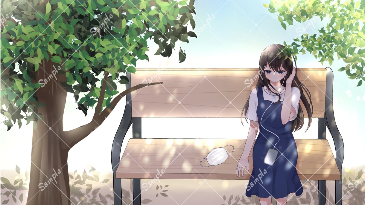 動画やアイコンなどに使えるイラストを描きます かわいい女の子のイラストを描きます イメージ5