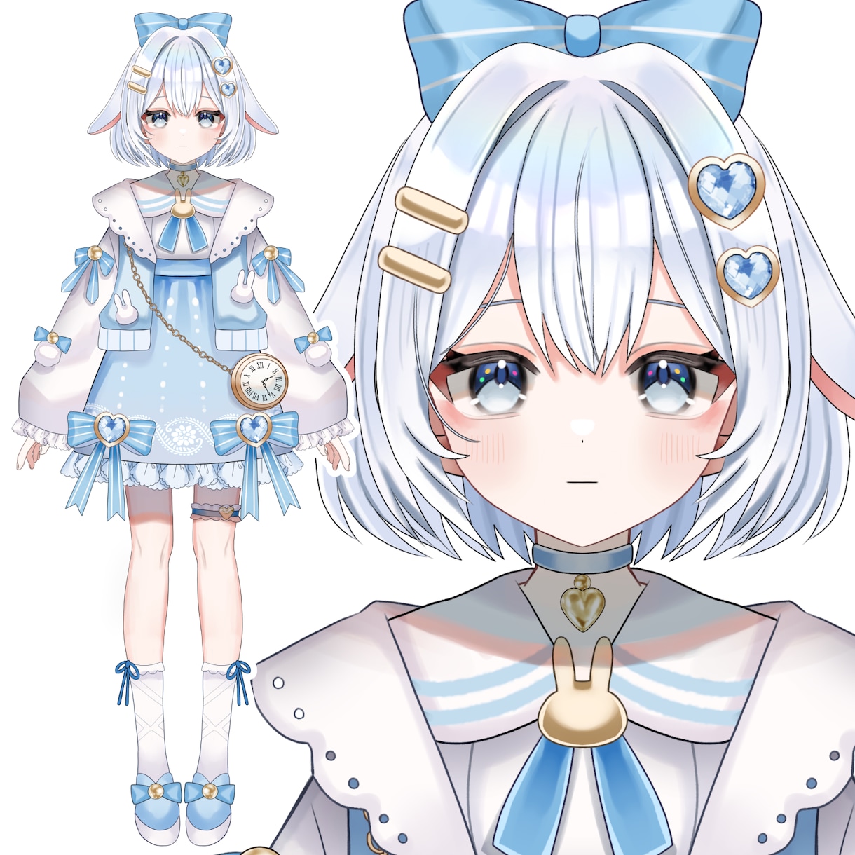 live2dモデルパーツ分けイラスト制作をします パーツ分けイラスト制作いたします！ イメージ4