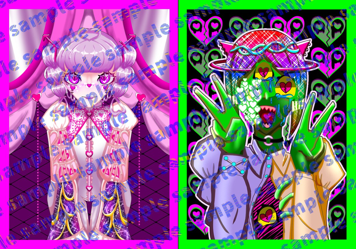 イラスト、立ち絵作成致しますます 派手な色使いや、すこしデフォルメのキャラ等になります イメージ3