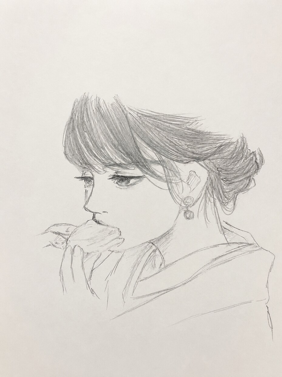 写真を温かみのあるキャラ化して鉛筆スケッチにします デフォルメした似顔絵で、可愛く温かみのあるイラストにします。 イメージ4