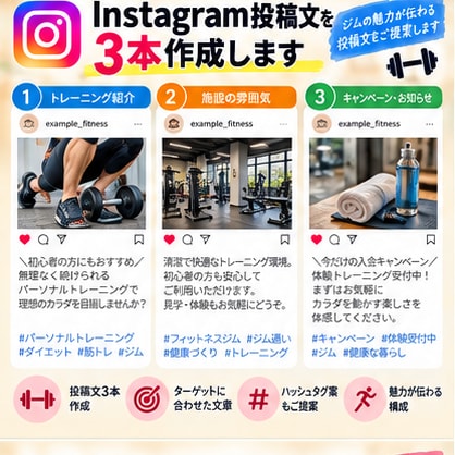 Instagram投稿文を3本作成します 商品の魅力が伝わる投稿文をご提案します イメージ5