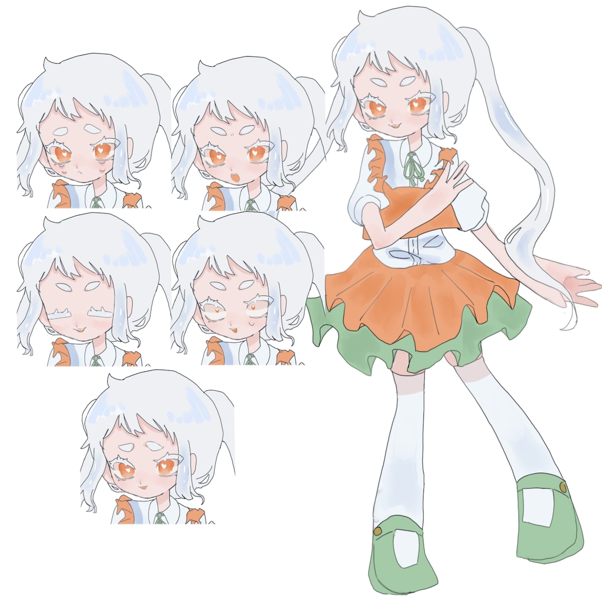 ポップで可愛い立ち絵描きます キャラクターデザイン、TGRP用、解説用の立ち絵を描きます。 イメージ2
