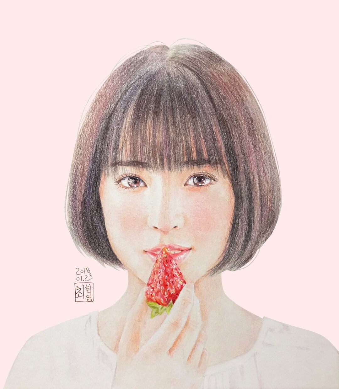 色鉛筆で暖かくて繊細な人物画を描きます 結婚式、誕生日、など、特別な日にプレゼントしたい方へ イメージ9