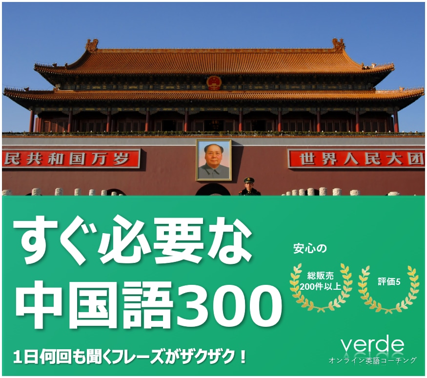 中級向けリアルな中国語日常フレーズ300提供します 使えて当たり前の300！カンペとして持っていて損なし！ イメージ1