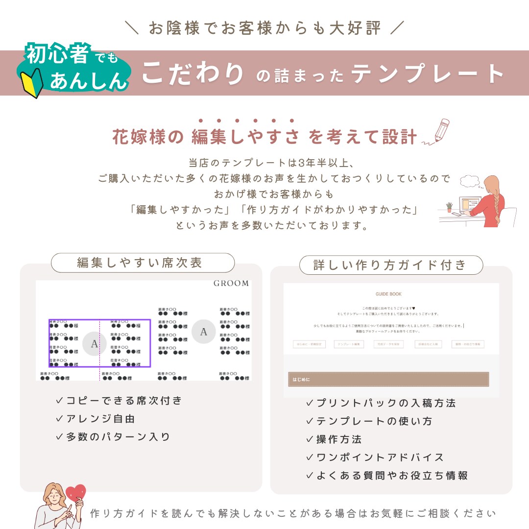 スマホ◎プロフィールブックのテンプレートお渡します 【Canvaで自作】詳しい作り方ガイド付❁A5版　フルール イメージ9