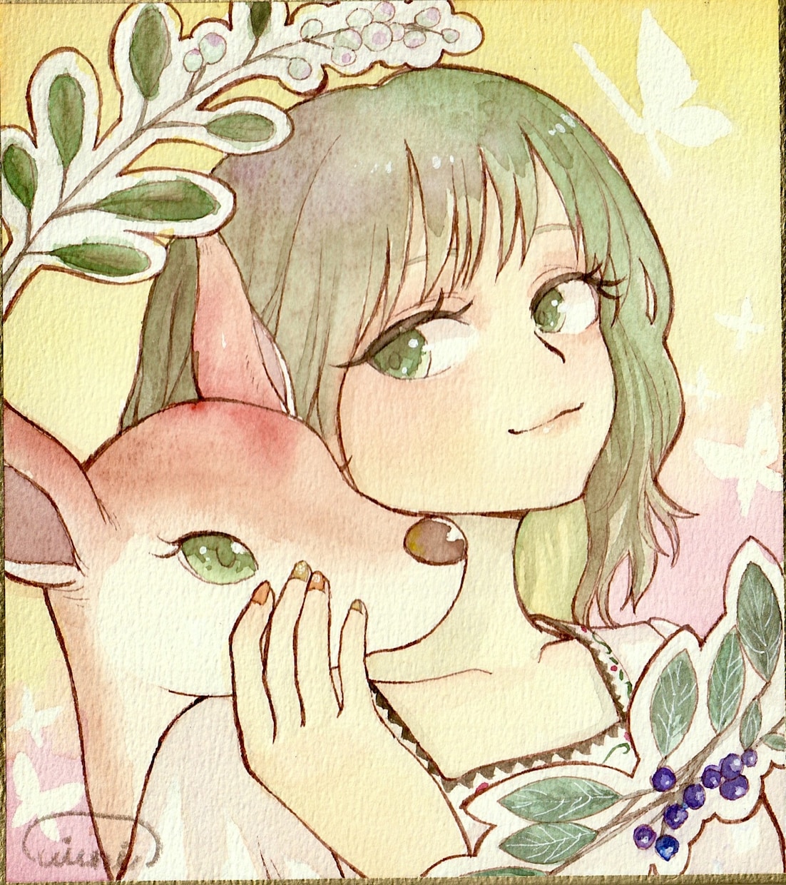 あなたらしさが伝わるSNSアイコン、お描きします 優しい水彩タッチで、世界にひとつだけのアイコンをお描きします イメージ1