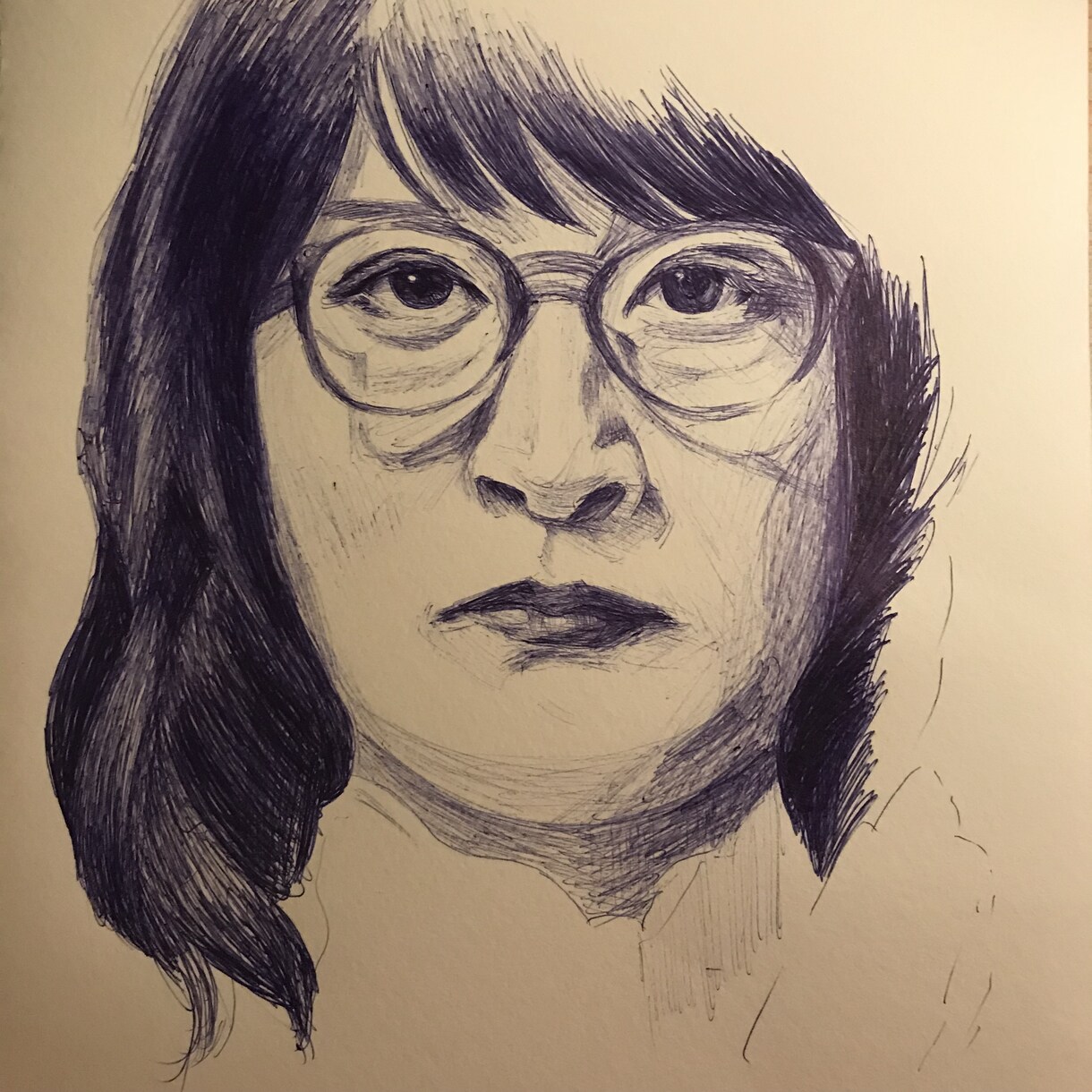 裁判所風も)ボールペンでリアルな似顔絵を描きます SNSアイコン、プレゼント、壁紙など、容疑を晴らしたい方へ イメージ4